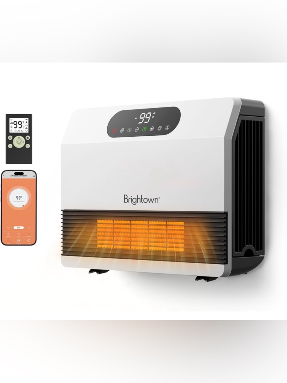 Brightown Wall Heater, Heater for Indoor Use